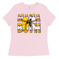 Bubblegum Pink Mama Of Both Ladies Tee - CowhideDigitalArt