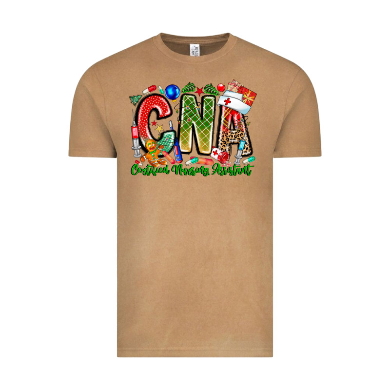 Christmas Cna Vintage Tee by CowhideDigitalArt | Teevron