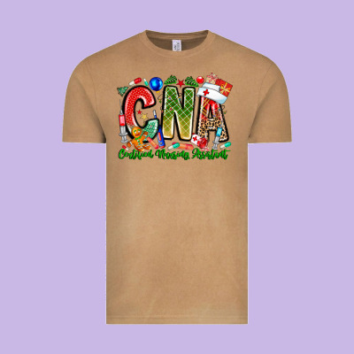 Christmas Cna Vintage Tee Designed By Cowhidedigitalart