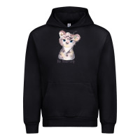 Black tiger cute animals Urban Hoodie - RanaPortraitStore
