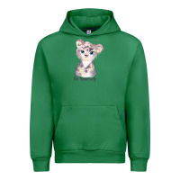 Emerald tiger cute animals Urban Hoodie - RanaPortraitStore