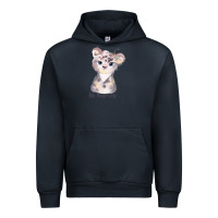 Navy tiger cute animals Urban Hoodie - RanaPortraitStore