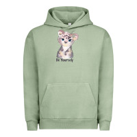 Pigment Oil Green tiger cute animals Urban Hoodie - RanaPortraitStore