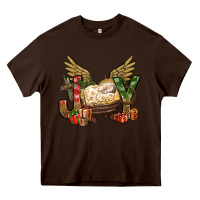 Chocolate Brown joy christmas with baby jesus bbs Heavy Core Tee - BundleAndBundleShop