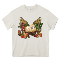 Cream joy christmas with baby jesus bbs Heavy Core Tee - BundleAndBundleShop