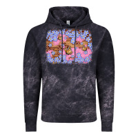 Cloud Black easter butterfly leopard background Vintage Hoodie - Artiststas