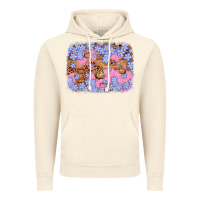 Vintage Artic easter butterfly leopard background Vintage Hoodie - Artiststas