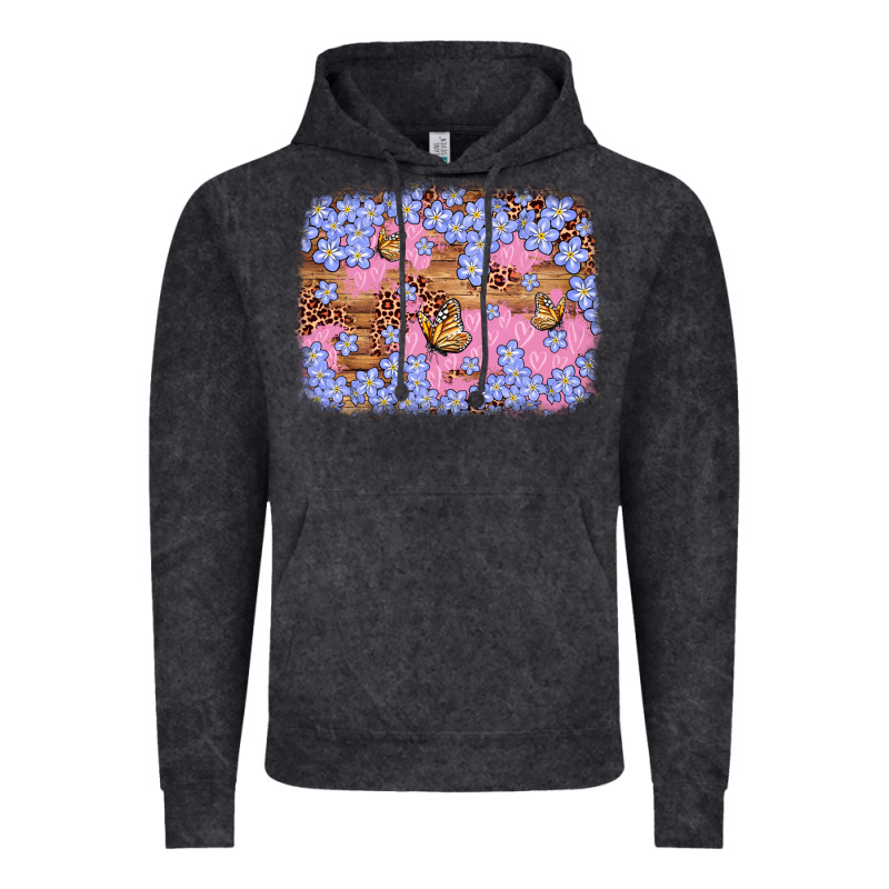 Easter Butterfly Leopard Background Vintage Hoodie by Artiststas | Teevron