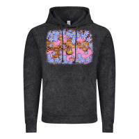 Vintage Black easter butterfly leopard background Vintage Hoodie - Artiststas