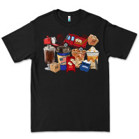 Black postal worker coffee cups Premium Tee - FaDigitalArtStudio