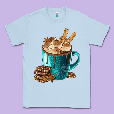 Chocolate And Coffee Classic Tee Designed By Fadigitalartstudio
