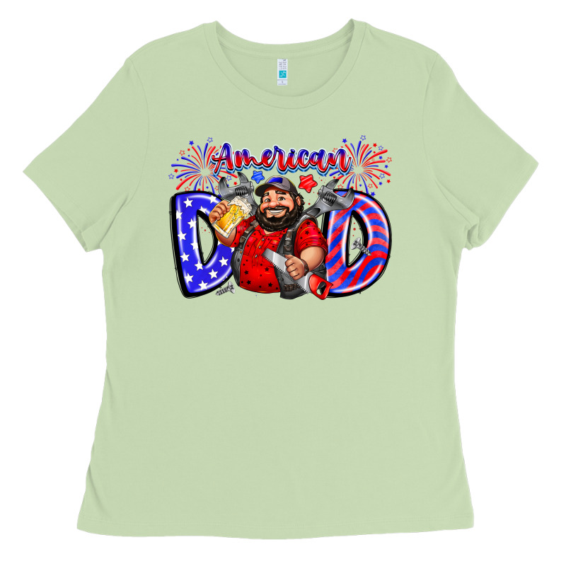 American Dod Ladies Tee by CowhideDigitalArt | Teevron