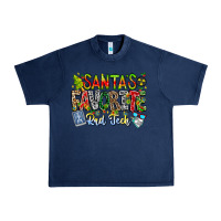 Navy Santa's Favorite Rad Tech Urban Heavy Tee - CowhideDigitalArt