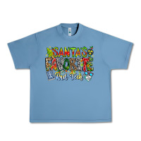 Pebble Blue Santa's Favorite Rad Tech Urban Heavy Tee - CowhideDigitalArt