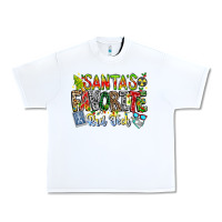 White Santa's Favorite Rad Tech Urban Heavy Tee - CowhideDigitalArt