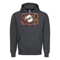 Smoke Baseball Lips Zipper Hoodie - Jasminsmagicworld