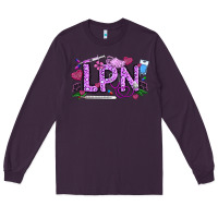 Plum Valentine LPN Long Sleeve Tee - CowhideDigitalArt