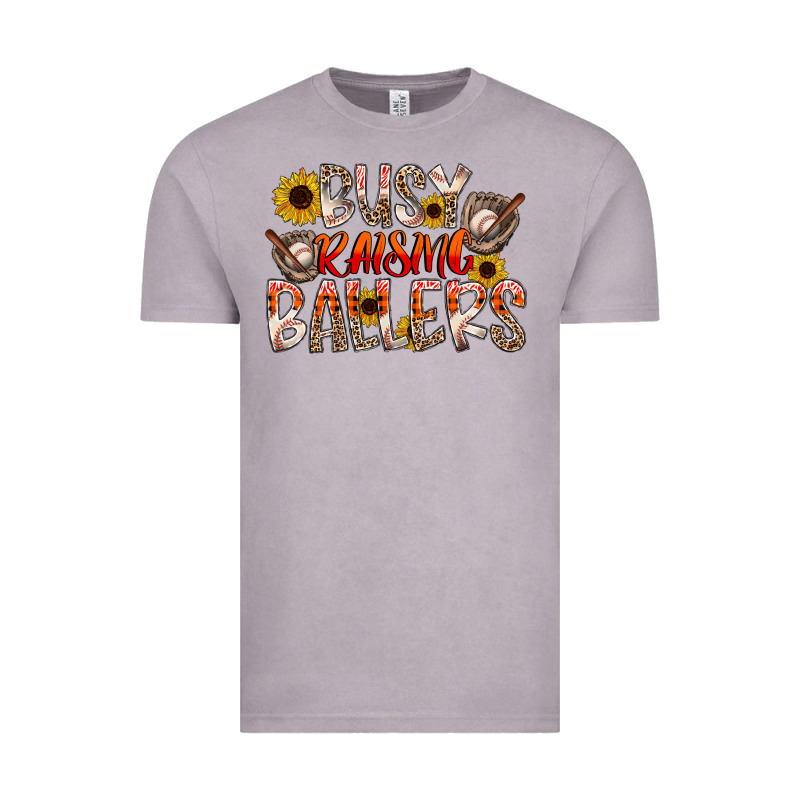 Busy Raising Ballers Vintage Tee by CowhideDigitalArt | Teevron