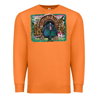 Carrot thanksgiving turkey with background Premium Sweatshirt - RanaPortraitStore