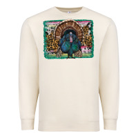 Sandshell thanksgiving turkey with background Premium Sweatshirt - RanaPortraitStore