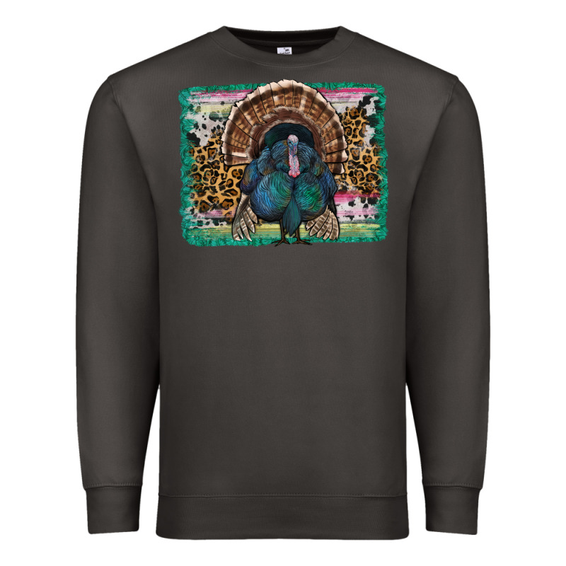 Thanksgiving Turkey With Background Premium Sweatshirt by RanaPortraitStore | Teevron