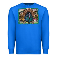 True Royal thanksgiving turkey with background Premium Sweatshirt - RanaPortraitStore