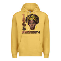 Antique Gold 1865 juneteenth black women Premium Hoodie - BarkalooDesign