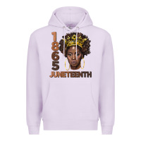 Lilac 1865 juneteenth black women Premium Hoodie - BarkalooDesign