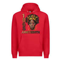 Red 1865 juneteenth black women Premium Hoodie - BarkalooDesign