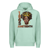 Seafoam 1865 juneteenth black women Premium Hoodie - BarkalooDesign