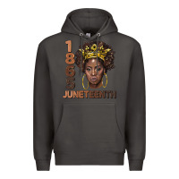 Smoke 1865 juneteenth black women Premium Hoodie - BarkalooDesign