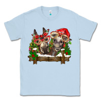 Dusty Blue Christmas donkeys Classic Tee - BarkalooDesign