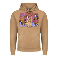 Vintage Camel easter bunny egg leopard background Vintage Hoodie - Artiststas