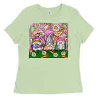 Matcha easter gnome Ladies Tee - CowhideDigitalArt