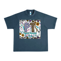 Midnight Navy pt physical therapist Urban Heavy Tee - CowhideDigitalArt
