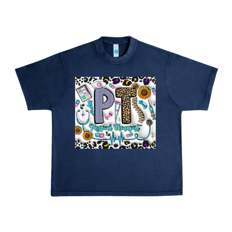 Pt Physical Therapist Urban Heavy Tee by CowhideDigitalArt | Teevron