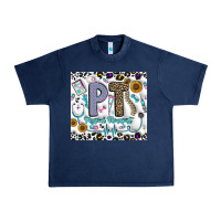 Navy pt physical therapist Urban Heavy Tee - CowhideDigitalArt