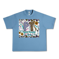Pebble Blue pt physical therapist Urban Heavy Tee - CowhideDigitalArt