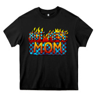 Black Hot mess mom Mother's Day Heavy Core Tee - FaDigitalArtStudio