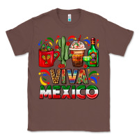 Chestnut Viva Mexico Coffee Cups With Cactus And Tequila Classic Tee - FaDigitalArtStudio