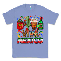 Colony Blue Viva Mexico Coffee Cups With Cactus And Tequila Classic Tee - FaDigitalArtStudio