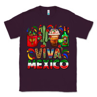 Plum Viva Mexico Coffee Cups With Cactus And Tequila Classic Tee - FaDigitalArtStudio