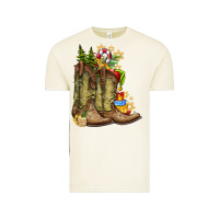 Vintage Arctic Christmas Boots Vintage Tee - CowhideDigitalArt
