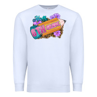 White hello 6th grade Premium Sweatshirt - RanaPortraitStore