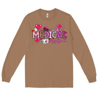 Toasted Coconut Valentine Medical Assistant Long Sleeve Tee - CowhideDigitalArt