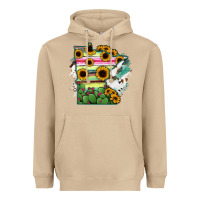 Mushroom Minnesota State Map Heavyweight Hoodie - RanaPortraitStore
