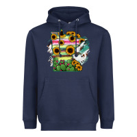 Navy Minnesota State Map Heavyweight Hoodie - RanaPortraitStore