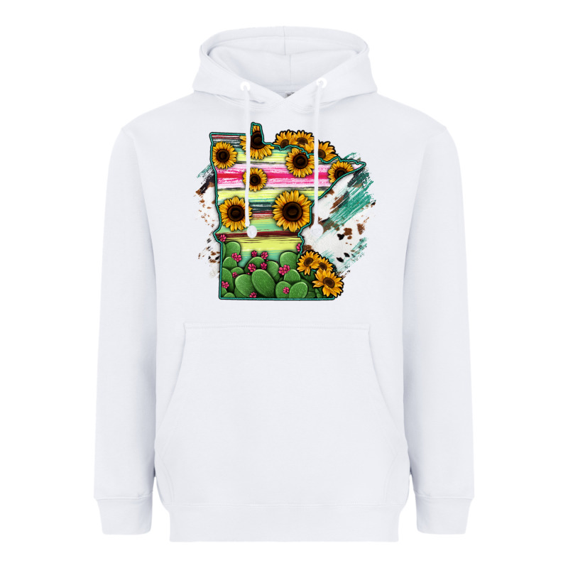 Minnesota State Map Heavyweight Hoodie by RanaPortraitStore | Teevron