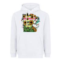 White Minnesota State Map Heavyweight Hoodie - RanaPortraitStore