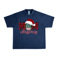 Navy mom Christmas Urban Heavy Tee - CowhideDigitalArt